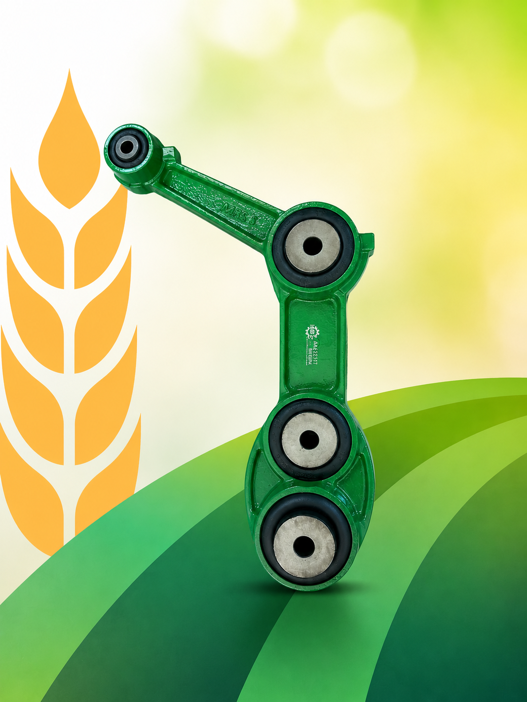 Braço esquerdo para colheitadeira John Deere - código AXE12378