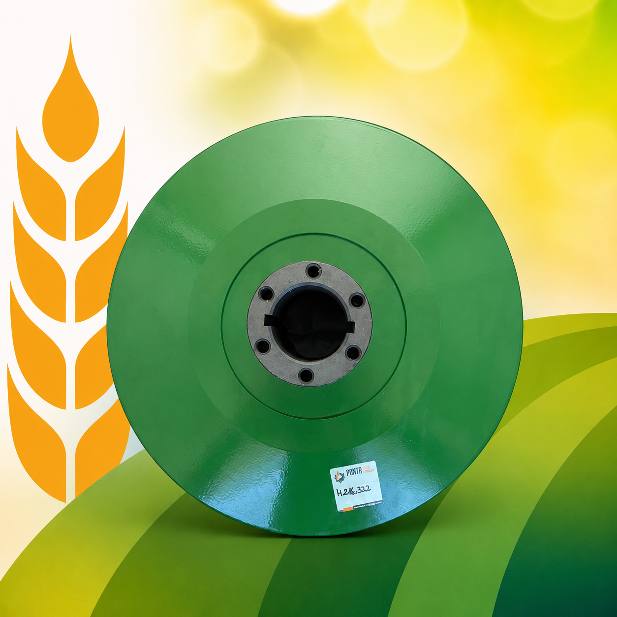 Meia Polia Ranhurada Interna do Alimentador John Deere - código H216332