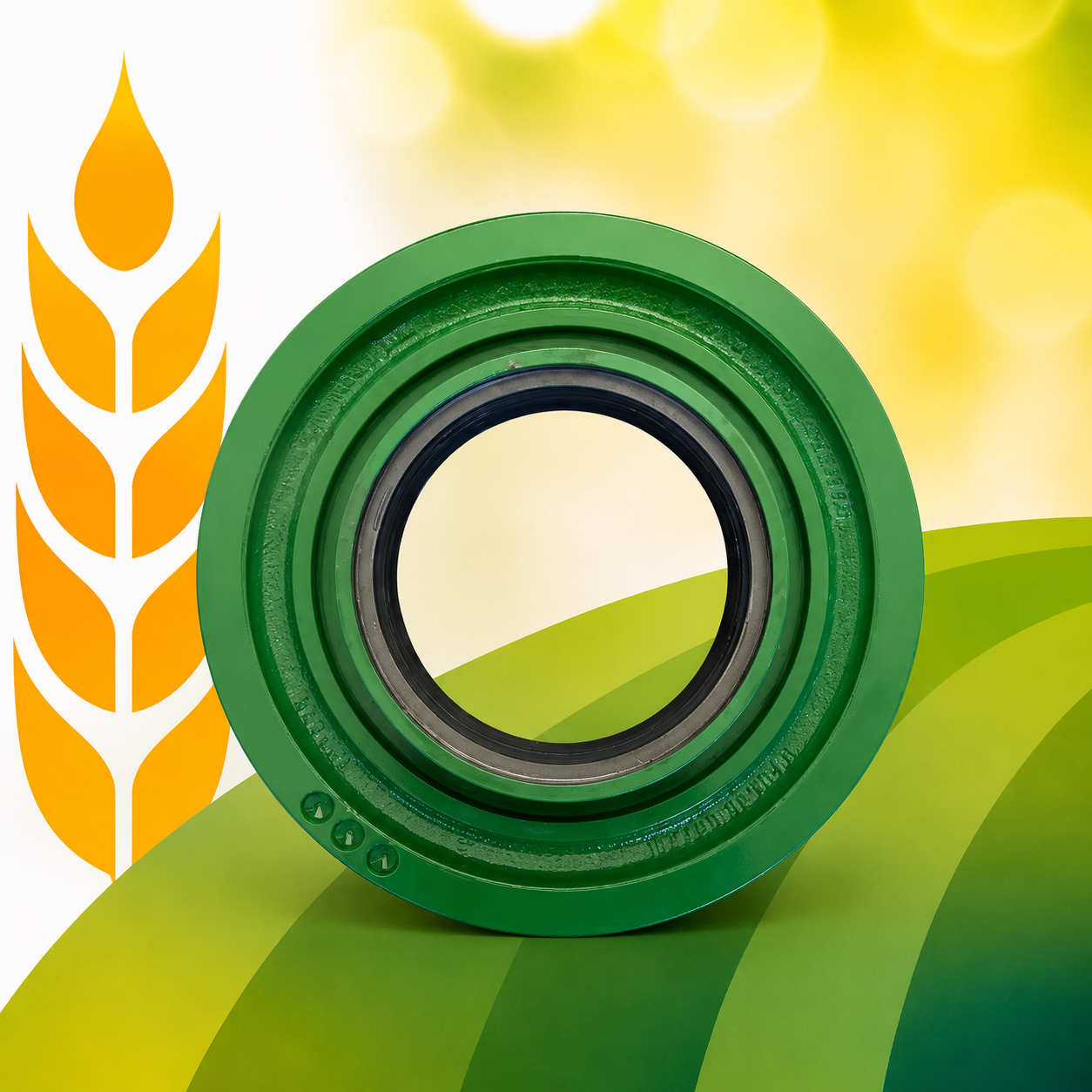 Meia Polia Ranhurada Externa John Deere - código AH219367