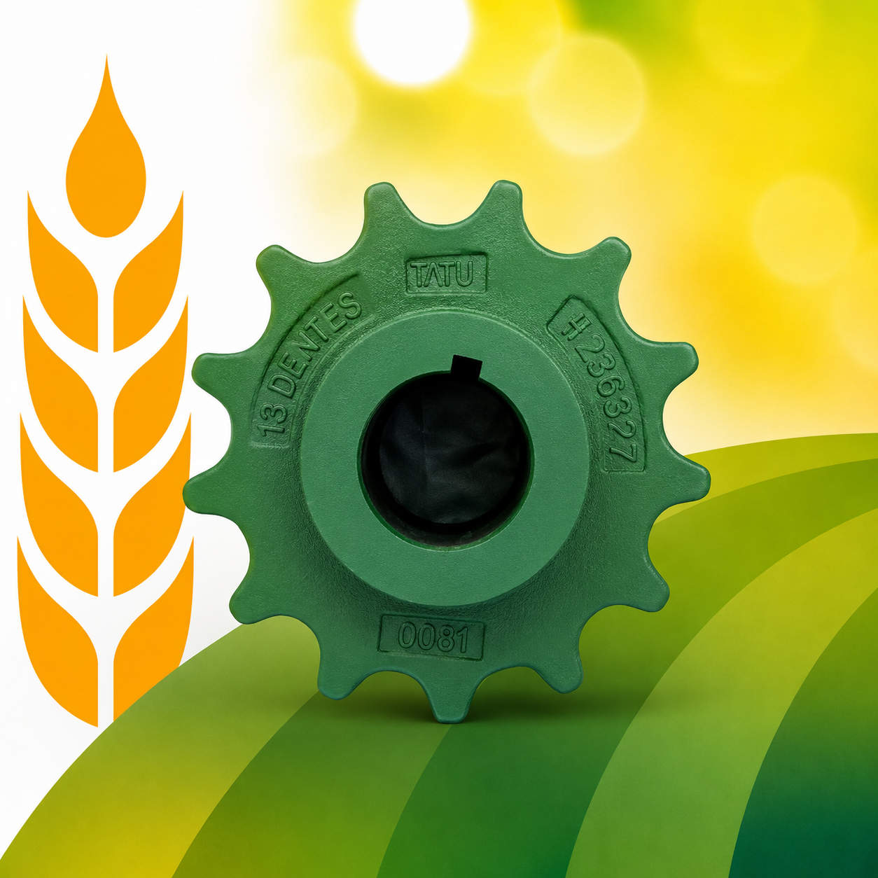 Roda Dentada da Corrente de Transmissão John Deere - código H159616