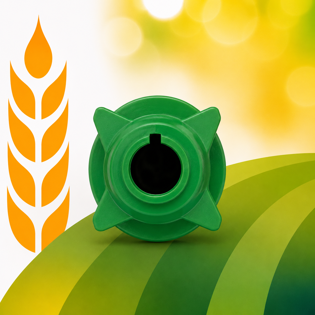 Cubo do Sem-Fim de Grão Limpo John Deere - código CQ52582