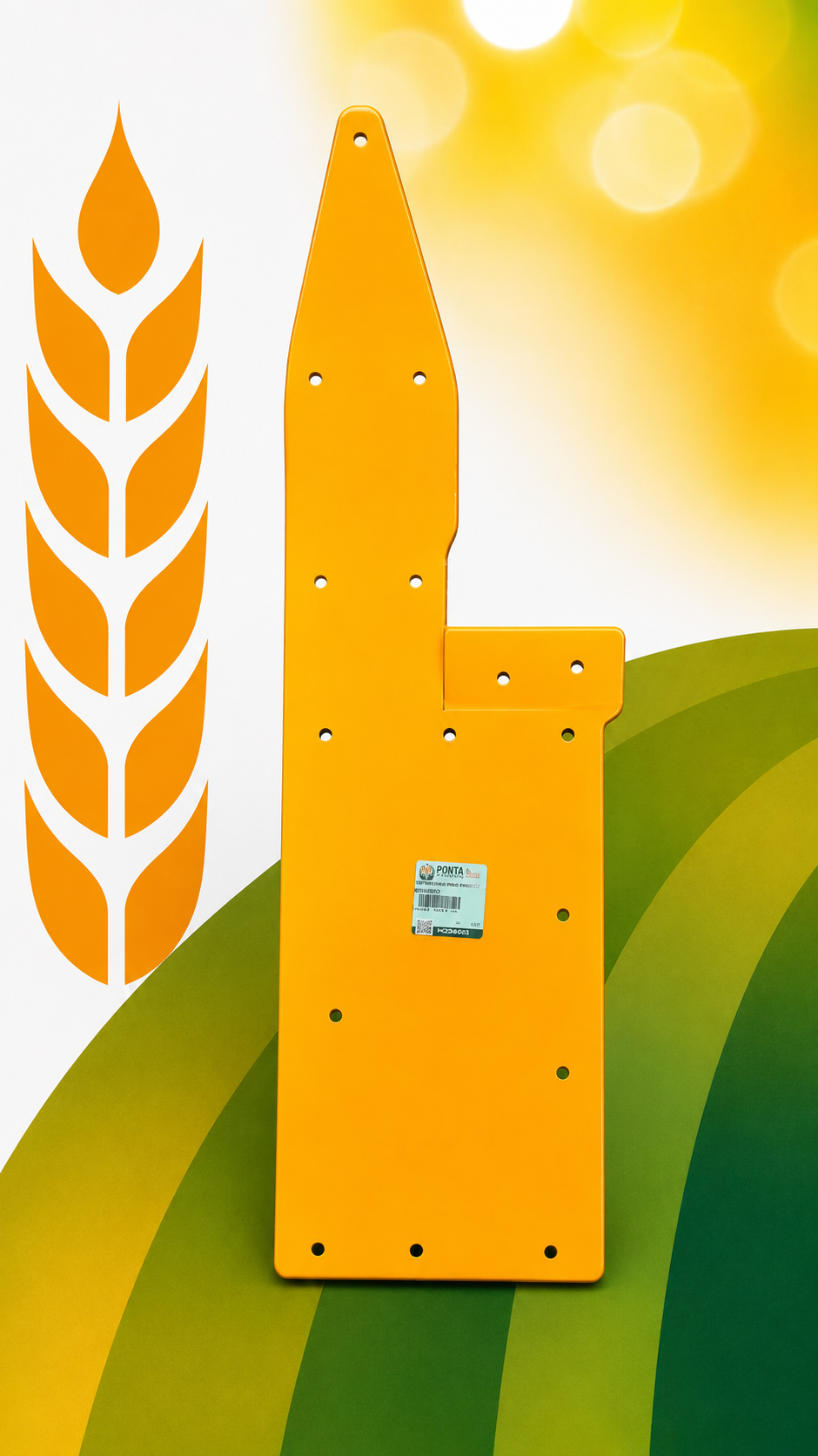 Chapa Deslizante para colheitadeira John Deere - código HXE87669