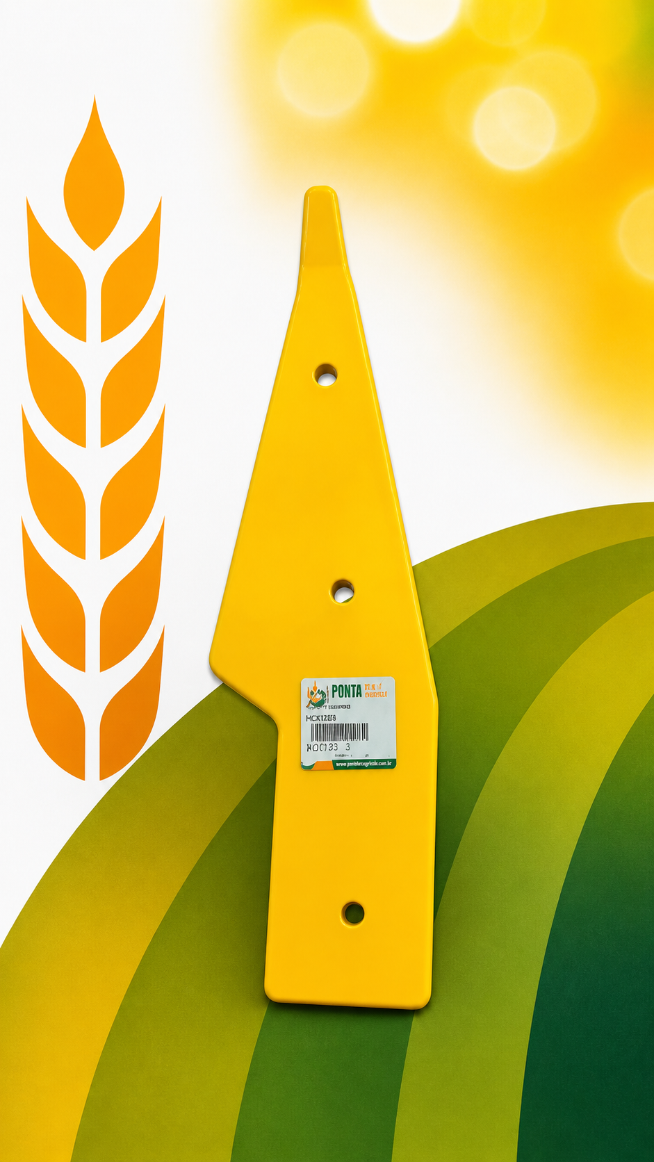Chapa Deslizante para colheitadeira John Deere - código H229008