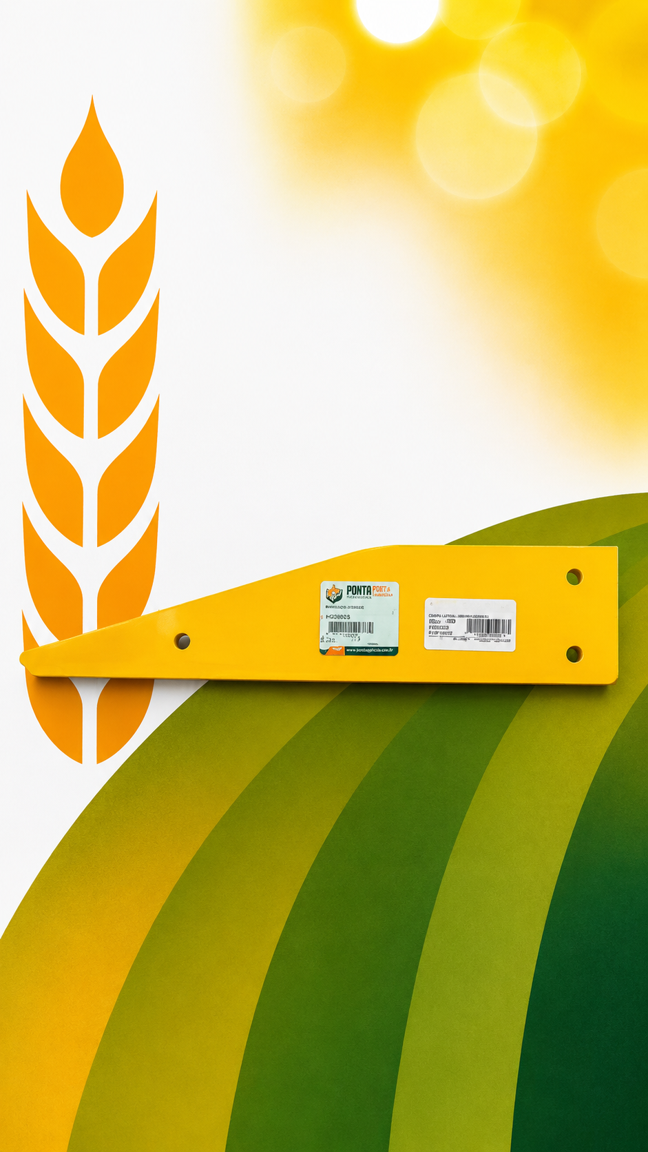 Chapa Deslizante para colheitadeira John Deere - código H170500