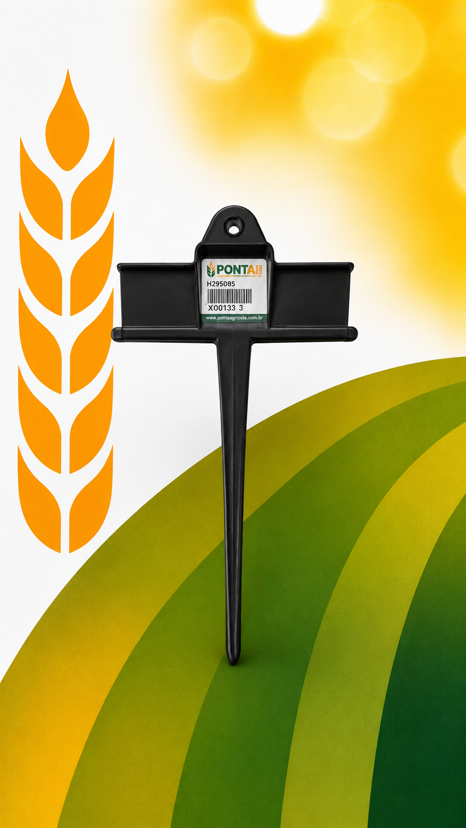 Dedo do Molinete Coletor para plataforma John Deere - código H175818