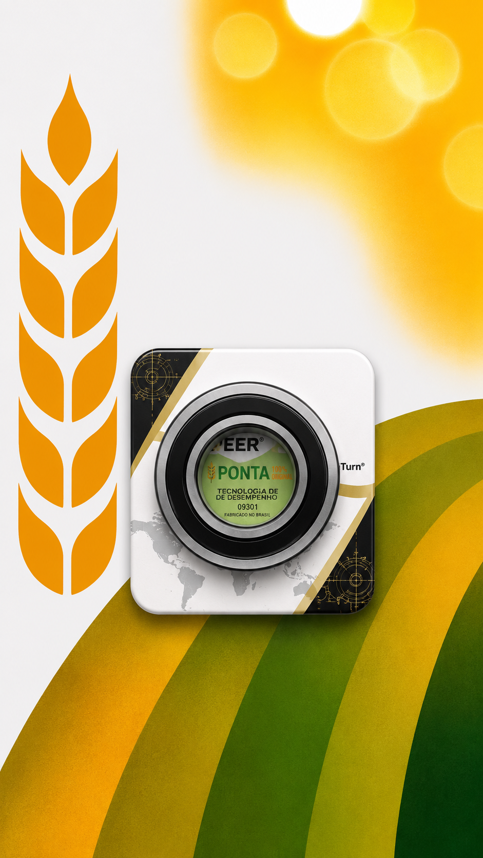 Rolamento de Esferas com Colar John Deere - código DQ00651
