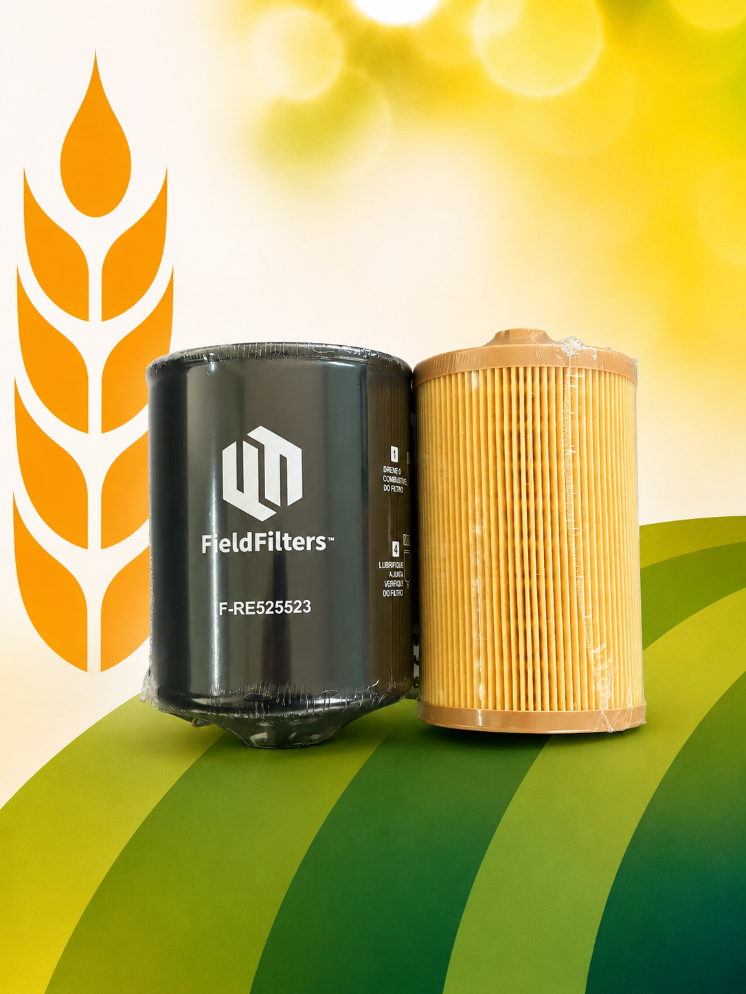 Kit Filtro de Combustível John Deere - código RE525523